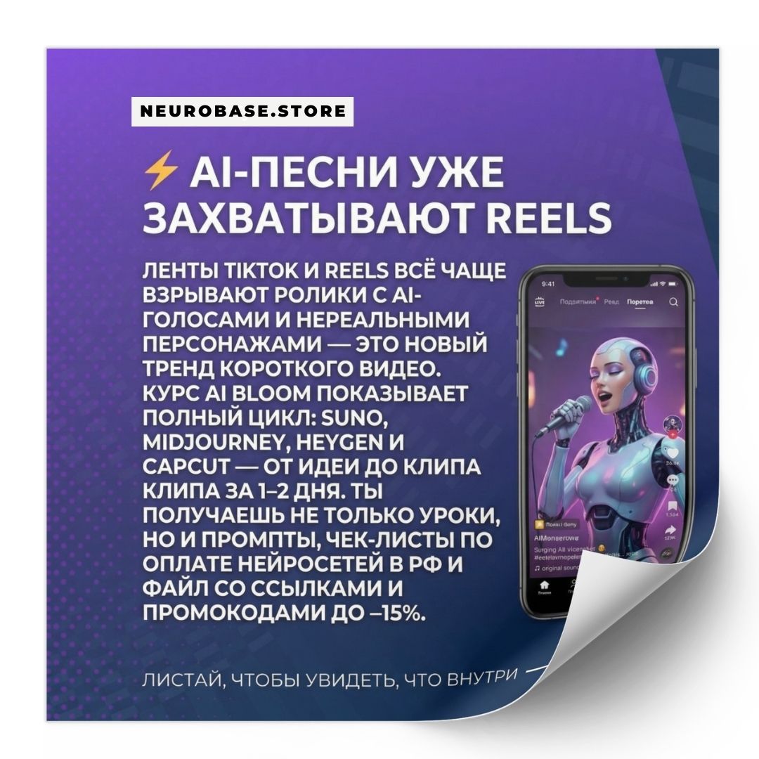 [AI BLOOM] СОЗДАНИЕ AI-ПЕСЕН И ПЕРСОНАЖЕЙ (2026)