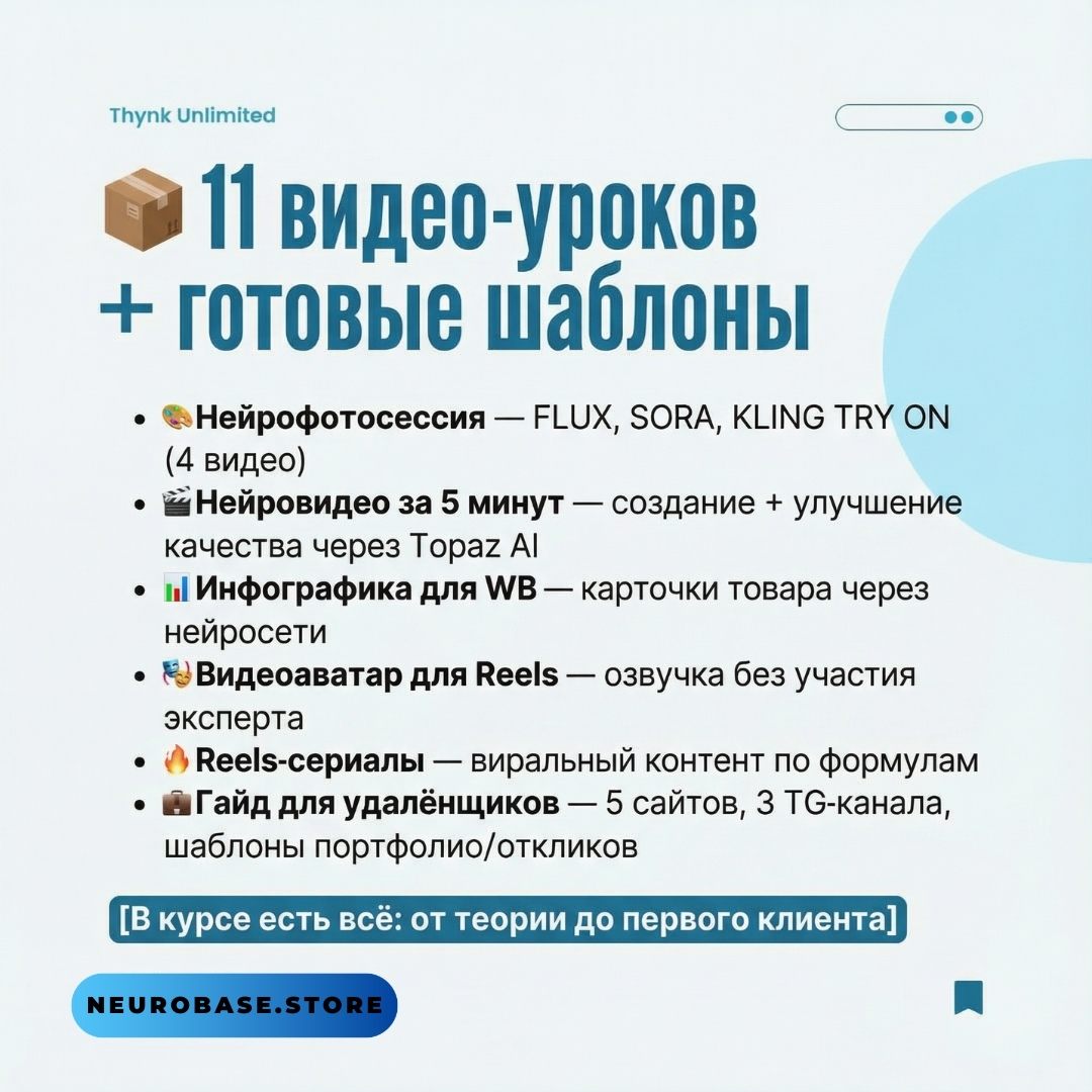 НЕЙРОФОТО И НЕЙРОВИДЕО