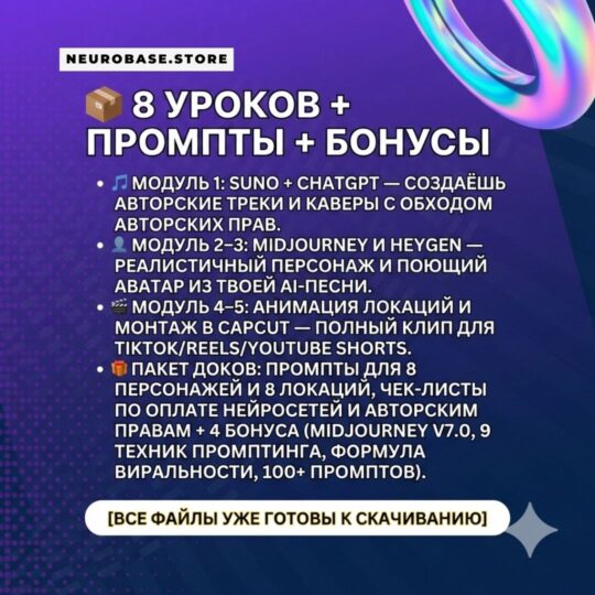 [AI BLOOM] СОЗДАНИЕ AI-ПЕСЕН И ПЕРСОНАЖЕЙ (2026)