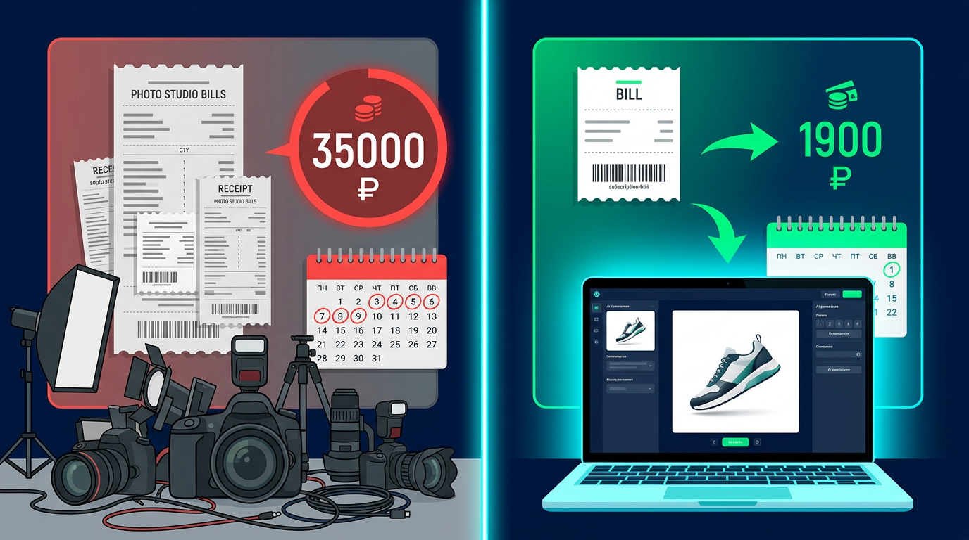 Экономия На Фото Товара Wildberries С 35 Тысяч До 1900 Рублей В Месяц За Счет Нейросетей