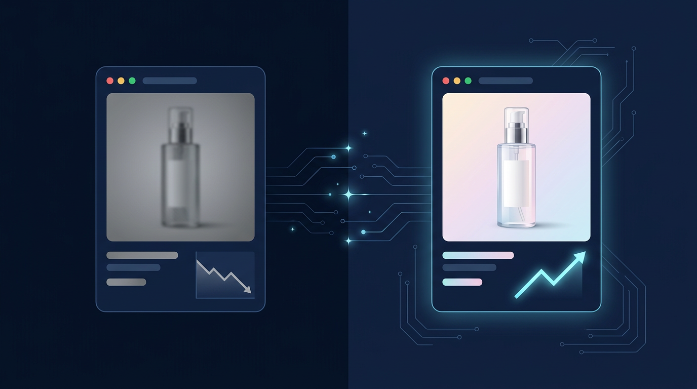 Поднять Ctr Карточки Нейросетями: +30–50% За Неделю С Помощью Умных A/B‑Тестов 2026 1 Поднять Ctr Карточки Нейросетями — Сравнение Плохого И Сильного Главного Фото Wb