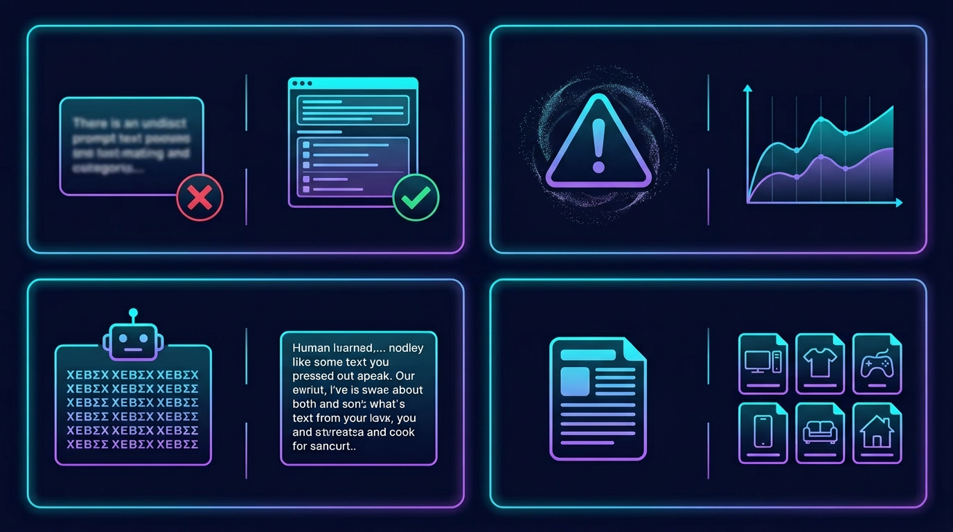 Нейросети Для Описаний Wildberries: Как Экономить 13 Часов В Неделю В 2026 2 Ошибки При Написании Описаний Wildberries Через Нейросети — Неправильный Промпт Vs Правильный Промпт