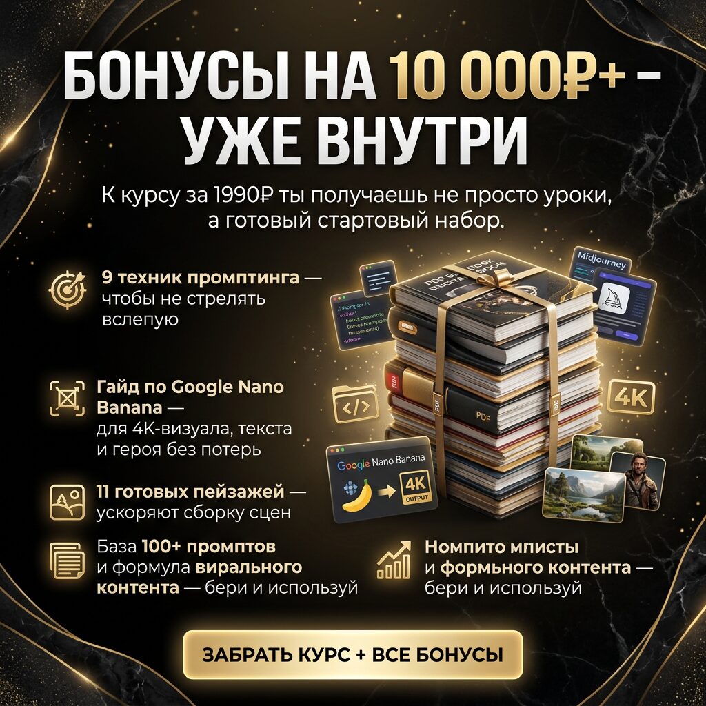 Filmmaker Ai Курс 2026 – Снимай Авторское Кино На Нейросетях Со Смартфона
