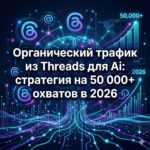 Органический трафик из Threads для Ai: стратегия на 50 000+ охватов в 2026
