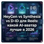HeyGen vs Synthesia vs D-ID для Reels: какой AI-аватар лучше в 2026