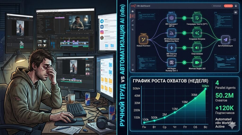 Масштабирование Ai-Контент-Завода: Как Выйти На 30+ Роликов В Неделю Без Команды (2026)