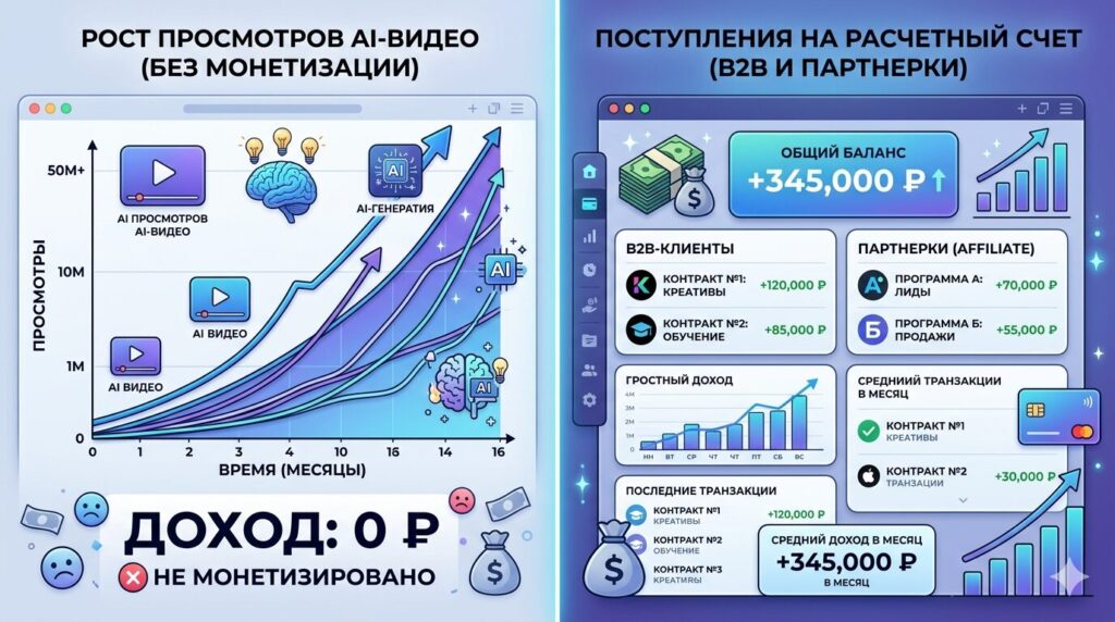 Монетизация Ai-Видео Без Лица: 5 Моделей Дохода От 100 000₽ В Месяц В 2026 1 Монетизация Ai-Видео Без Лица: 5 Моделей Дохода От 100 000₽ В Месяц В 2026