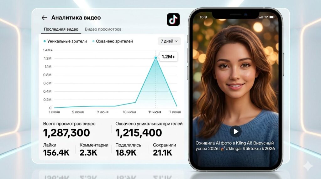Оживление Ai Фото В Видео Kling: Вирусные Охваты В Tiktok И X 2026
