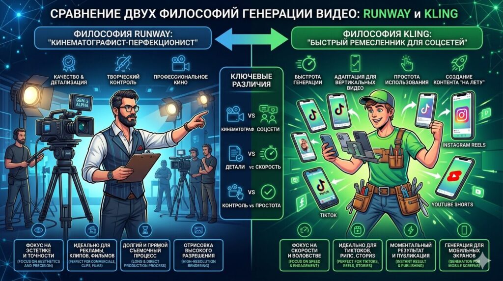 Runway Vs Kling Для Нейровидео: Где Проще Стартовать В 2026