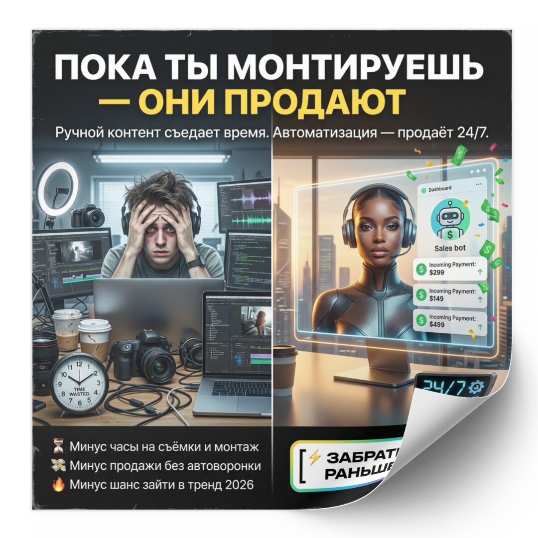 Как заработать 100k на ИИ-моделях в 2026 — главный тренд. Инфлюенсеры, которых не существует