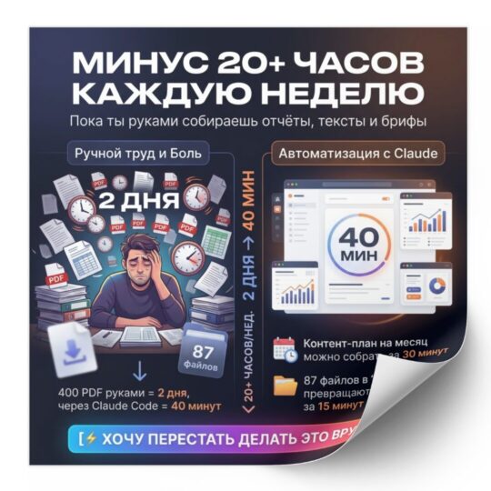 Claude Для Маркетинга – Автоматизация Рутины, Дизайн И Сайты Без Команды 2026