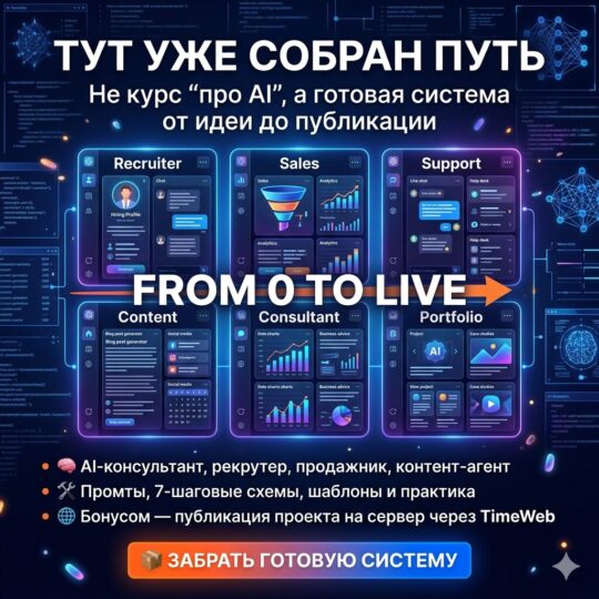 Ai Агенты Без Программирования – Запустите 6 Web-приложений И Соберите Портфолио Для Заработка В 2026