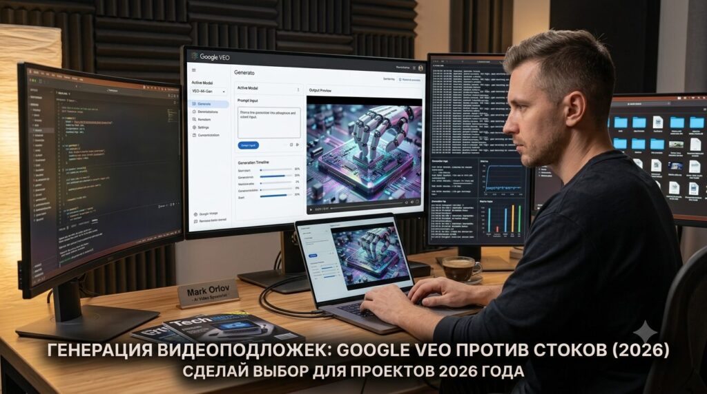 Генерация Видеоподложек Google Veo Против Стоков: Что Выбрать В 2026
