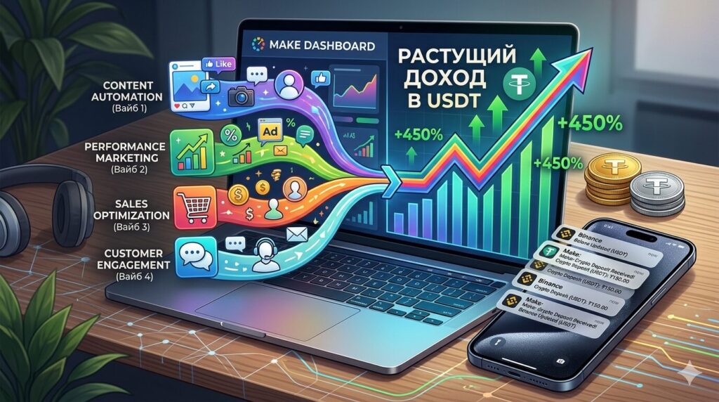 Масштабирование Ai Инфлюенсеров: Сеть Из 4 Аккаунтов И $3000+
