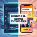 Runway vs Kling для нейровидео: где проще стартовать в 2026