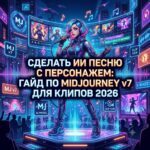Сделать ии песню с персонажем: гайд по Midjourney v7 для клипов 2026