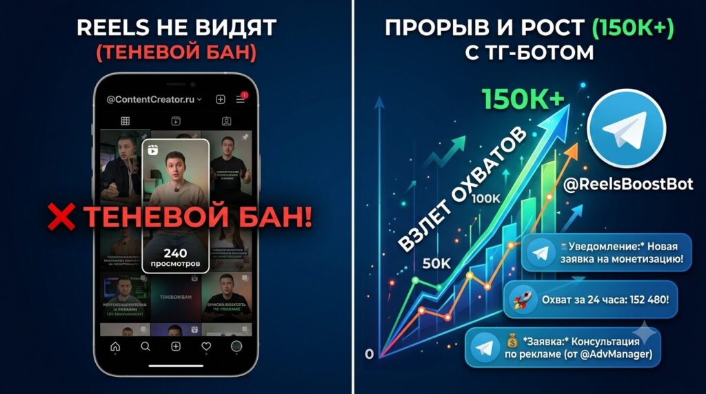 Разгон Просмотров Reels Монетизация Охватов 2026: Как Пробить Потолок
