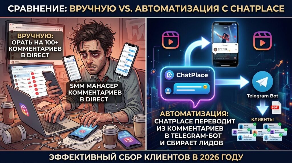 Автоворонка Chatplace Для Reels Настройка: Сбор Лидов В 2026