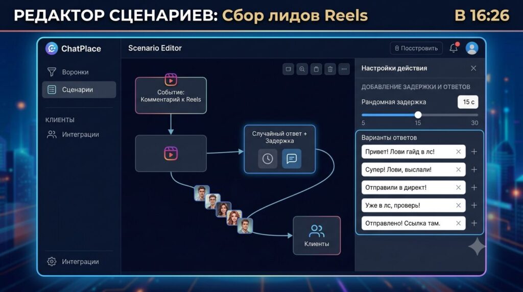 Автоворонка Chatplace Для Reels Настройка: Сбор Лидов В 2026